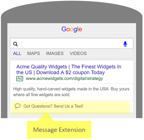 Message Extension Example
