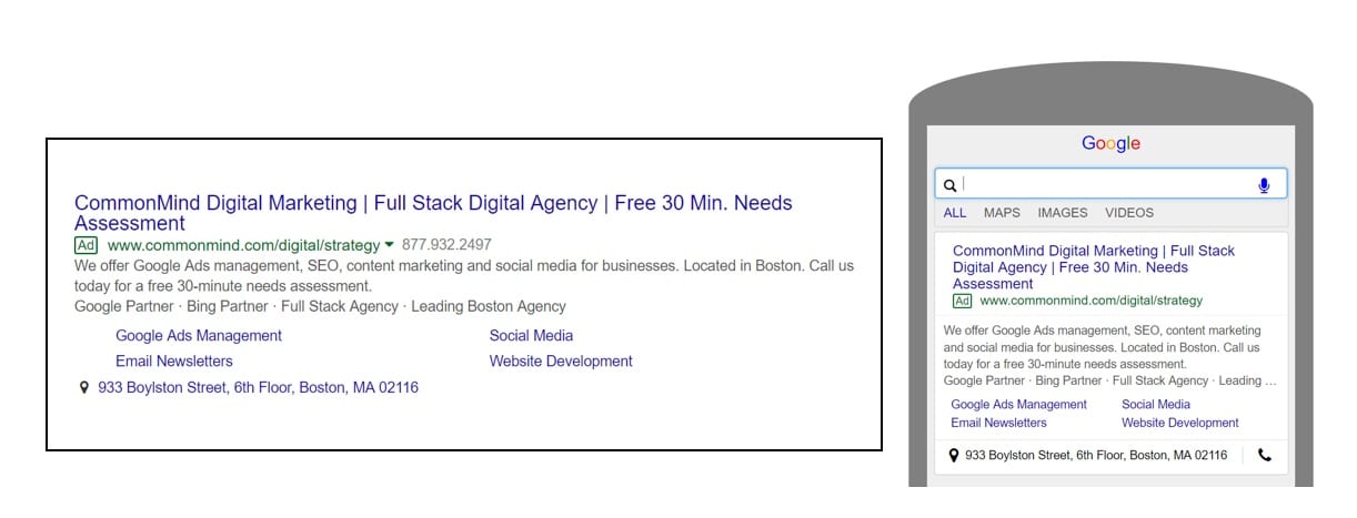 Search Ad Example