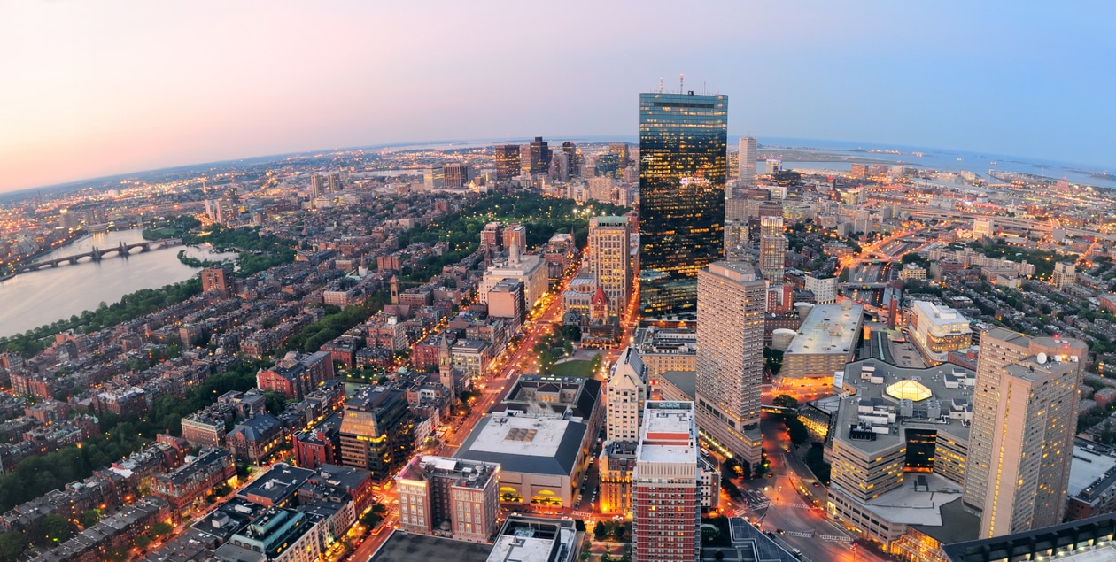 Boston Aerial View Boston Aerial View